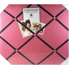French Memo Board- Display For Photos, Cards, Mementos ,& More  Pink   291991144240